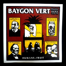 Humans = Fruit LP front cover